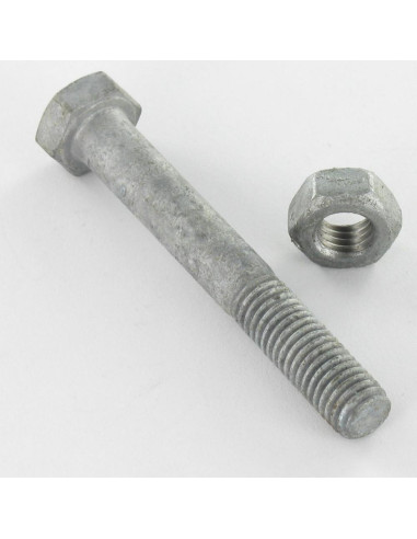 1 x Bolt med møtrik Sekskantet hoved M16X60...