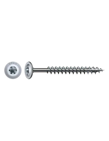 1 x Spax Træskrue skive hoved T50 10X120 Gevind...