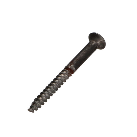 1 x Træskrue forsænket hoved Pozi PZ7 3X35 Rå stål mikroskruer