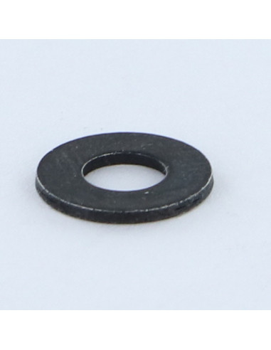1 x Skiver flad M5X12X1 M Sort nikkelbelagt -...