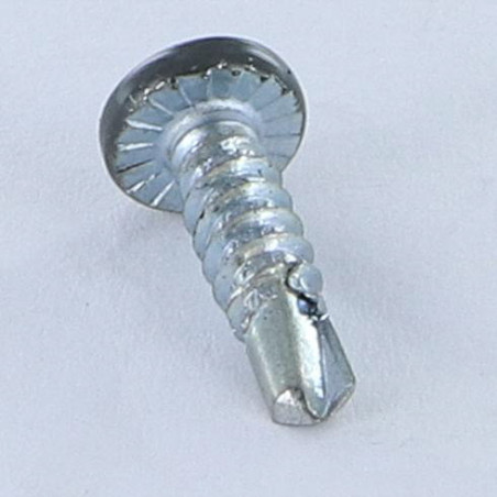 1 x Selvborende skrue panhoved phillips 4,2X16 elforzinket stål LAQ 7043