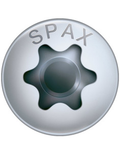Spax Træskrue rundt hoved T-STAR+ T30 WX6X100 Gevind 61 2