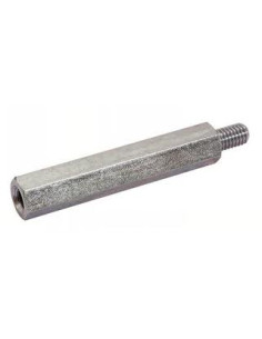 Forbindelsesstykke Sekskantet han/hun M3/8 5X12 Gevind 8...