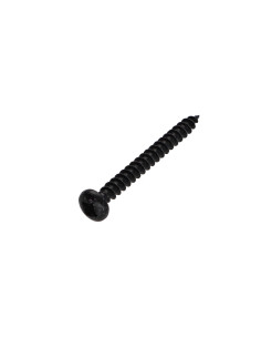 Træ og spånplade skrue rundt hoved Pozi PZ8 4X45 sort...