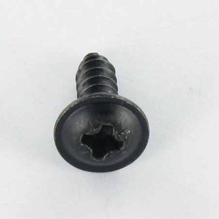 1 x Gevindvalse skrue kopskrue Pozi 3,5X32 sort galvaniseret
