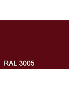 Spånplade kopskrue Pozi 4X40 elforzinket stål RAL3005 vin... 2
