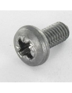 Vis m-hastighed bred kuppelformet hoved Pozi PZ9 M6X12 Rå...