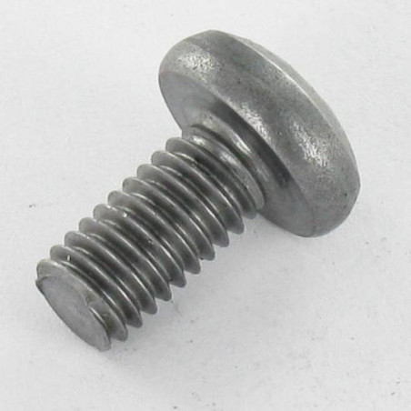 1 x Vis m-hastighed bred kuppelformet hoved Pozi PZ9 M6X12 Rå stål