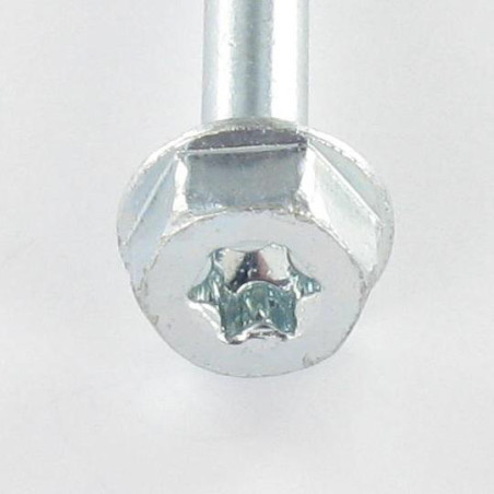 1 x Rammeskrue TEKOR Sekskantet hoved spids anti-kløvning type 17 cut 8X140 Gevind 80 T40 Galvaniseret stål cr3 96 HBS