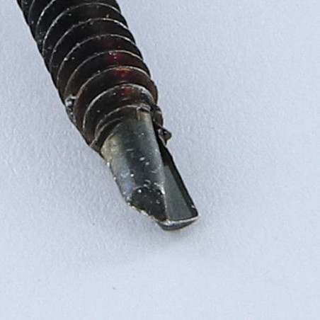 1 x Selvborende skrue forsænket hoved T25 5,5X50 sort galvaniseret