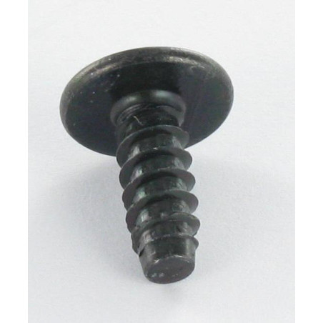 1 x Gevindvalse skrue kopskrue Pozi 4,8X9,5 sort galvaniseret uden spids