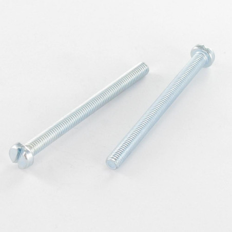 1 x Vis m-hastighed panhoved kærv M8X50 elforzinket stål