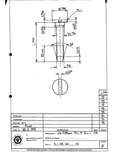 1 x Vis m-hastighed stort cylindrisk pan hoved...