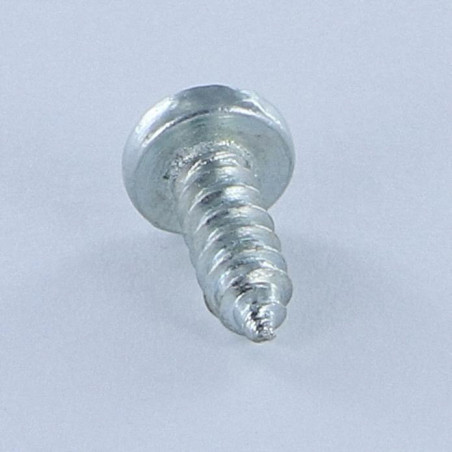 1 x Gevindvalse skrue bred kuppelformet hoved Split POZI 4,8X13 elforzinket stål