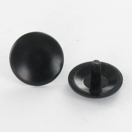 1 x Skruedæksel Spax sort nylon Hoveddiameter 15 KØ2.5X7