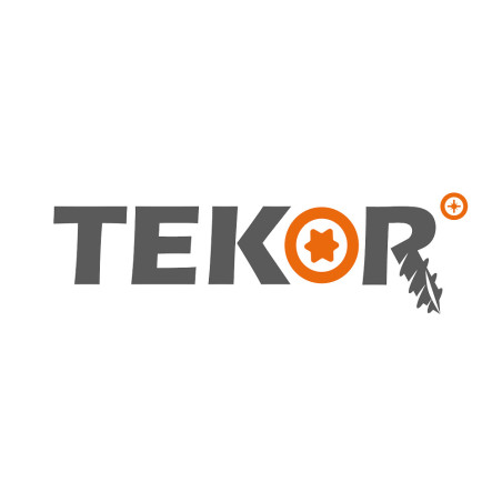 1 x TEKOR skruer trØ og spØnplader skive hoved T30 spids anti-kløvning type 17 cut 6X120 delvis gevind elforzinket