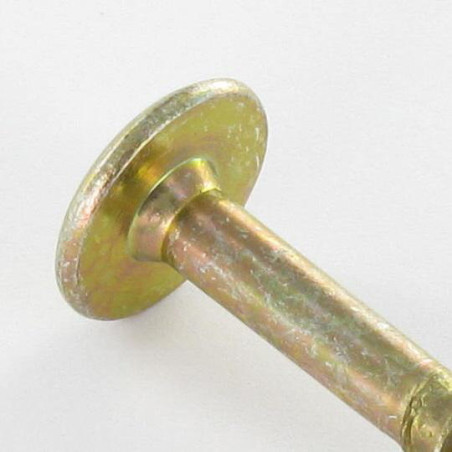 1 x Skrue hængsel 7X45 Gevind 23 T30 gul zink