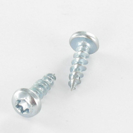 1 x Spånplade rundt hoved TORX 5X40 T20 elforzinket stål