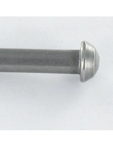 1 x Massiv nitte rundt hoved 6X13 Stål