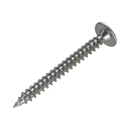 1 x Skrue hængsel 6X60 delvis gevind T30 Hoveddiameter 14 elforzinket stål 96 timers timers saltspray uden hvidrust