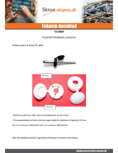 Dæksel Nitte Polyethyleen Blå 2