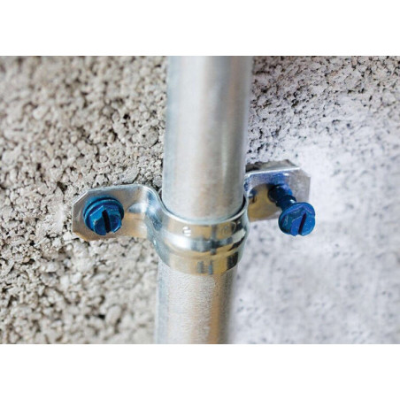 1 x Skrue til beton Sekskantet hoved Tandskive 6,5X115 Blue Ruspert