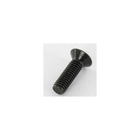 1 x Vis m-hastighed forsænket hoved Pozi PZ8 M5X16 sort galvaniseret