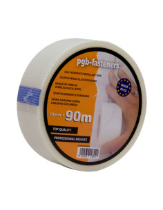Selvklæbende fibertape til gipsplader 50MM længde 20 METER