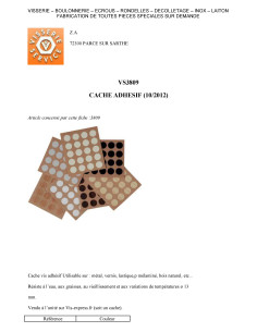 Selvklæbende dæksel diameter 13 BRONZE 2