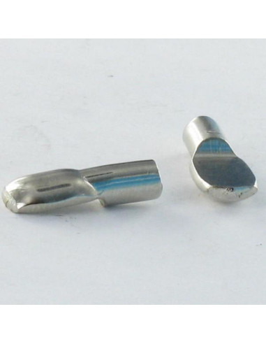 1 x Stopper Hylde FLAD 5X19.5 nikkelbelagt stål