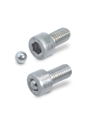 1 x BOLD TYVERISIKRING for Spor SW6 Rustfrit...