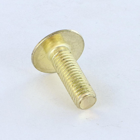 1 x Skrue kopskrue kærv i kors M8X16 Messing