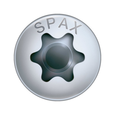 1 x Spax Træskrue rundt hoved T-STAR+ T20 WIROX 5X70 Gevind 61