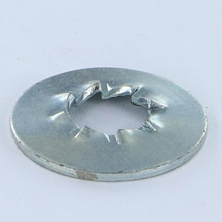 1 x Låseskiver JZ type indre bid M5X16X1 elforzinket stål