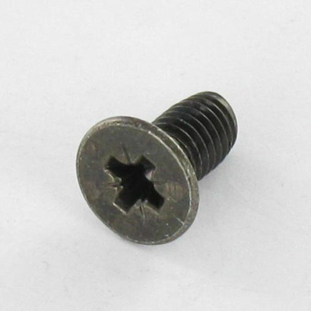 1 x Elvskærende skrue forsænket hoved M5X10 Pozi PZ8 sort galvaniseret
