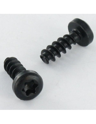 1 x Skrue til plastik panhoved T10 3X10 sort...