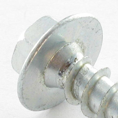1 x TEKOR skruer trØ og spØnplader Sekskantet hoved Flange 8X50 elforzinket stål spids anti-kløvning type 17 cut