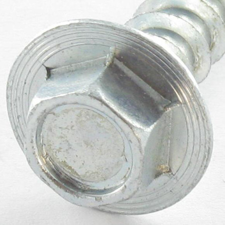 1 x TEKOR skruer trØ og spØnplader Sekskantet hoved Flange 8X50 elforzinket stål spids anti-kløvning type 17 cut