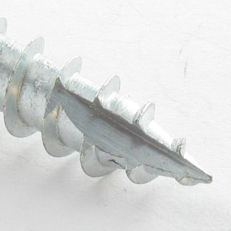 1 x TEKOR skruer trØ og spØnplader Sekskantet hoved Flange 8X50 elforzinket stål spids anti-kløvning type 17 cut