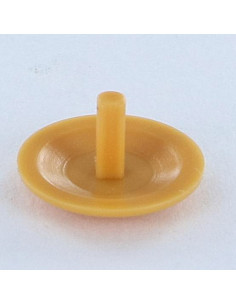 Skruedæksel Spax Nylon OKER Hoveddiameter 15 KØ2.5X7