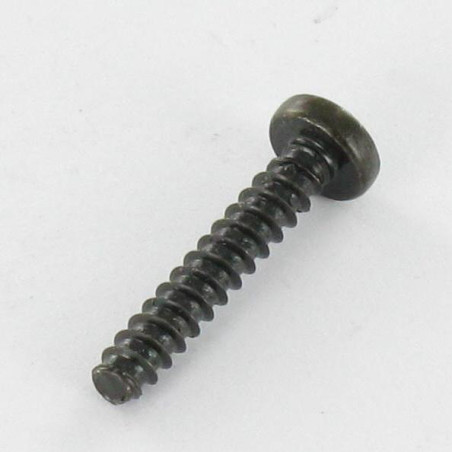 1 x Gevindvalse skrue bred kuppelformet hoved Pozi 2,9X16 sort galvaniseret uden spids