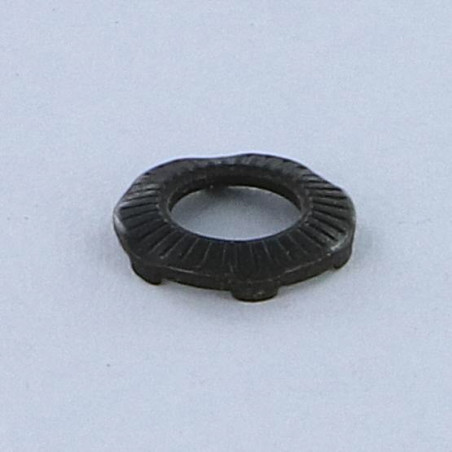 1 x Kontakt låskiver to NICOTS M5 sort galvaniseret