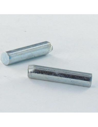 1 x Akse Glat 6X155 elforzinket stål
