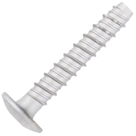 1 x Skrue til beton hoved Pan hoved TORX T30 6X50 elforzinket stål