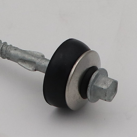 1 x Selvborende skrue Sekskantet hoved 6,5X105 spids anti-kløvning type 17 cut modstandsdygtig mod korrosion