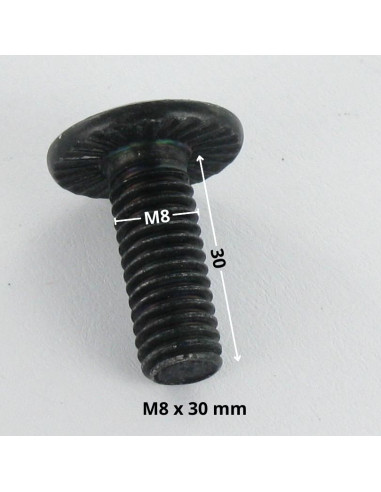 1 x Skrue kopskrue Sekskantet fatning 5 M8X30...