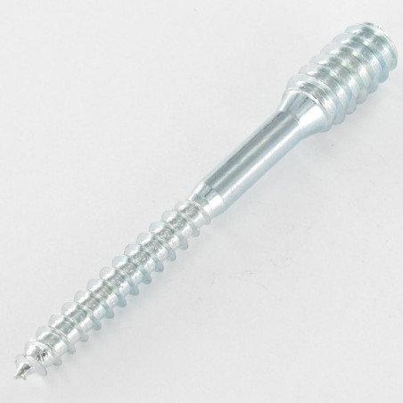 1 x Vindues justeringsskrue 6X80 Gevind 40/21 elforzinket stål 96 timers saltspray uden rødrust