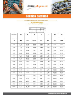 Skiver flad M27X65X4 L modstandsdygtig mod korrosion... 2