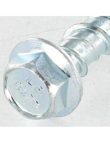 1 x Skrue til beton Sekskantet hoved Flange...