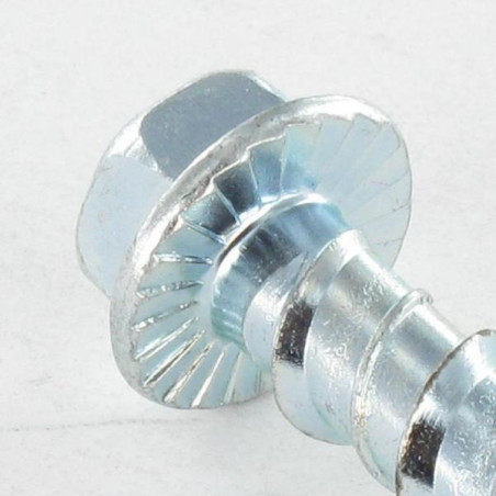 1 x Skrue til beton Sekskantet hoved Flange 12X100 BORING af 10 elforzinket stål